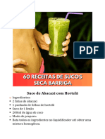 60 Receitas de Sucos Seca Barriga