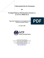 Chemical Information Review Document For Evening Primrose Oil (Oenothera Biennis L.) (CAS No. 90028-66-3) - Evening - Primrose - Nov2009