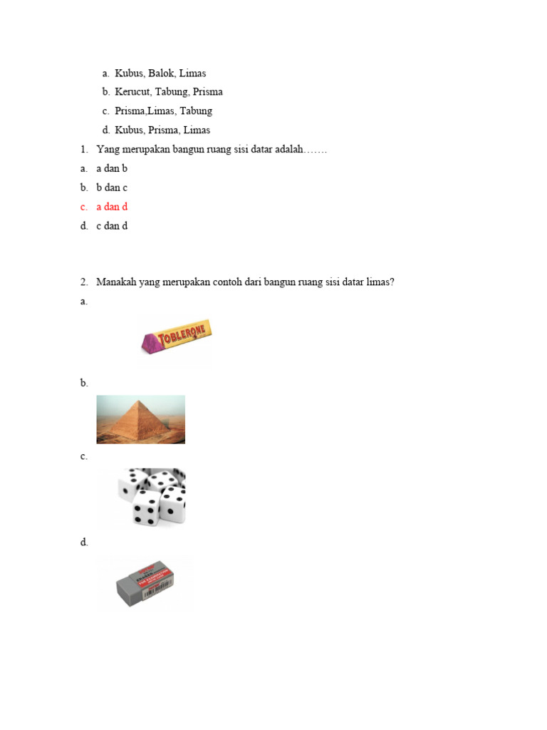 Soal Multiple Choice Pdf