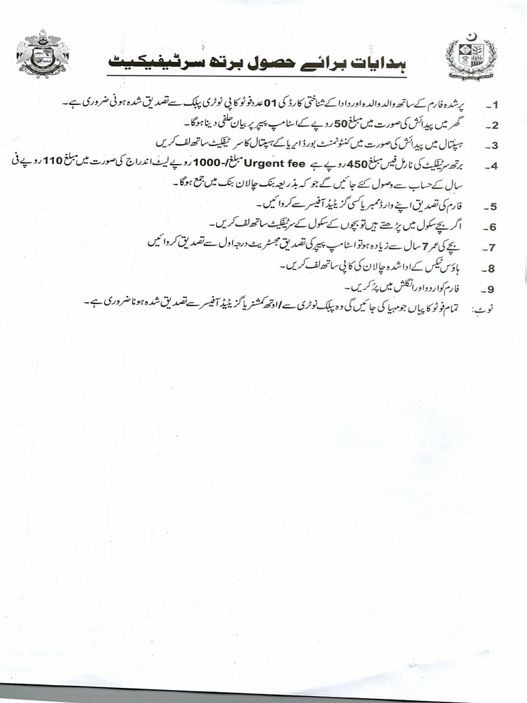 Birth Form 0001 | PDF