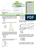 Prova Matematica 7 Ano IV Periodo