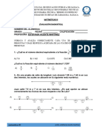 Avaluacion Diagnostica 3ero