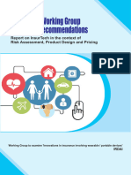 Report On InsurTech - Working Group Findings & Recommendations