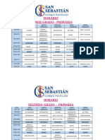 Horarios Primaria 2024