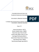 1.2 Síntesis Sobre Diversos Temas Que Abarcan Contenido Acerca de La Comunicación y Relaciones Corporativas.