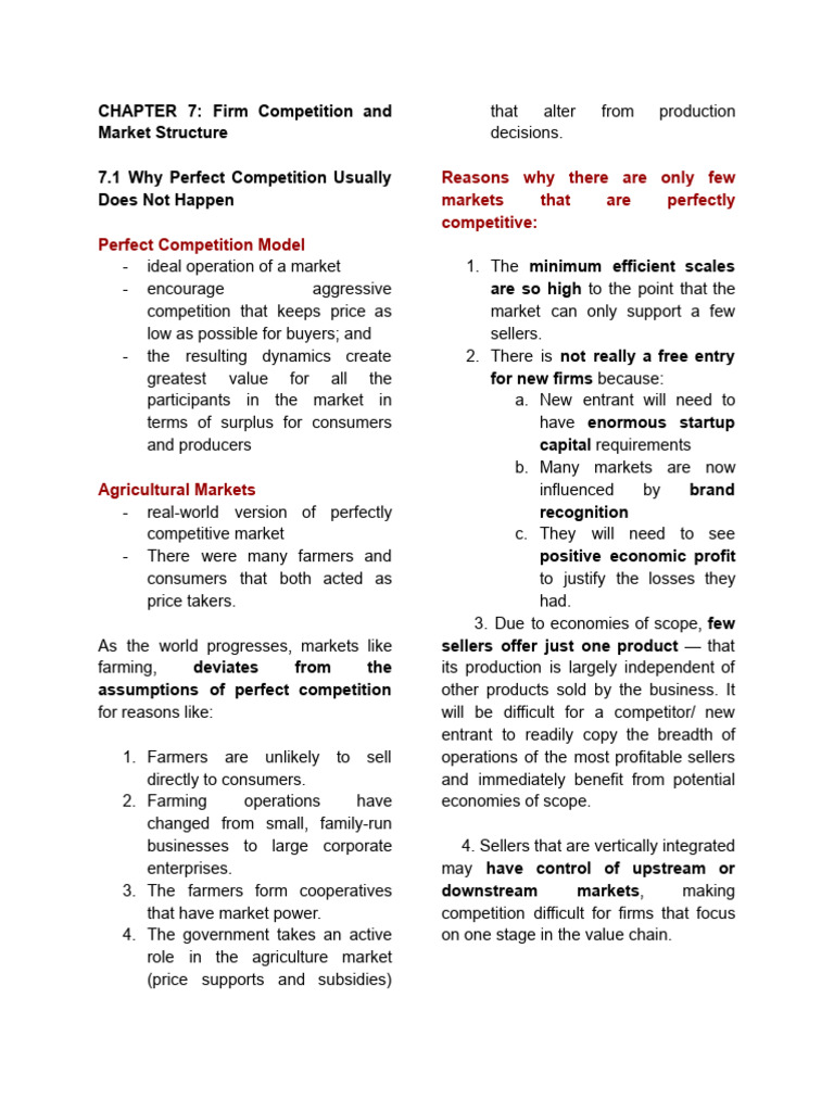 Perfect Competition vs. Monopoly Dynamics | PDF | Monopoly | Profit ...