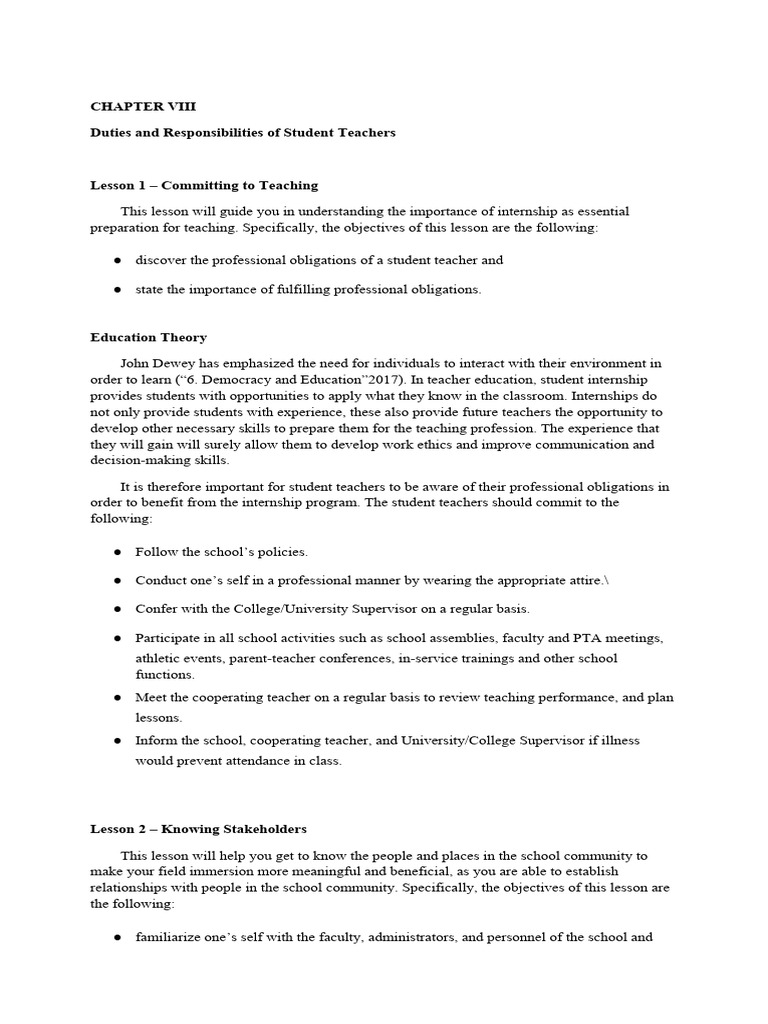 Chapter 8 | PDF | Reflective Practice | Teachers