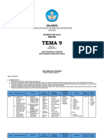 Silabus K13 Kelas 5 Tema 9