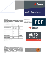 Anfo Premium: Ficha Técnica Productos/Nitroc Arbonitratos