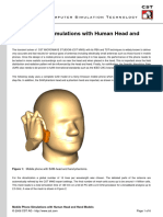 Mobile Phone Simulations With Human Head and Hand Models