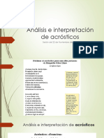 Análisis e Interpretación de Acrósticos