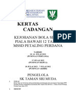 Kertas Kerja MSSD U12 2022