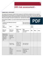 Example COSHH Risk Assessment Warehouse 1709060784