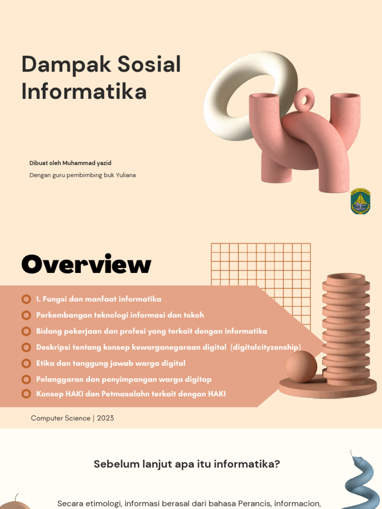 Dampak Sosial Informatika dan Etika Digital | PDF | Komputer ...