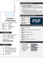 Donny Ivananda CV