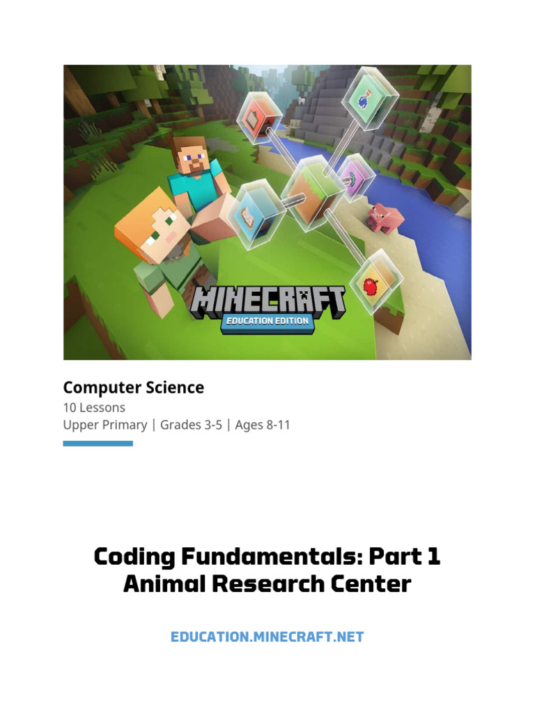 Minecraft Coding for Grades 3-5 | PDF | Educational Assessment ...