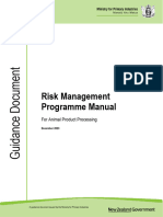 183 Risk Management Programme Manual For Animal Product Processing Dec 2023
