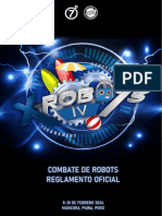 Combate de Robots - Reglamento Oficial X-Robo7s IV