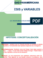 Hipotesis y Variables