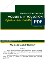 Module 1 Psych Stat