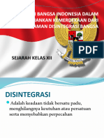 (Pengantar) Perjuangan Indonesia Menghadapi Disintegrasi Bangsa