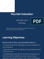 481 22 Heuristic Evaluation 1