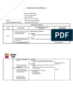 Planificación de Clase 10 - Primero - Secundaria