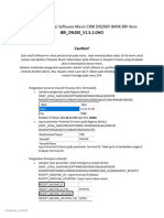 Checklist Instalasi Software BRI BRI - DN200 - V1.5.2.GHO