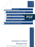 Korelasi Linier Berganda