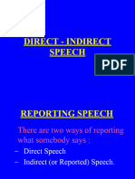 Direct Indirect Speech CLASS 8
