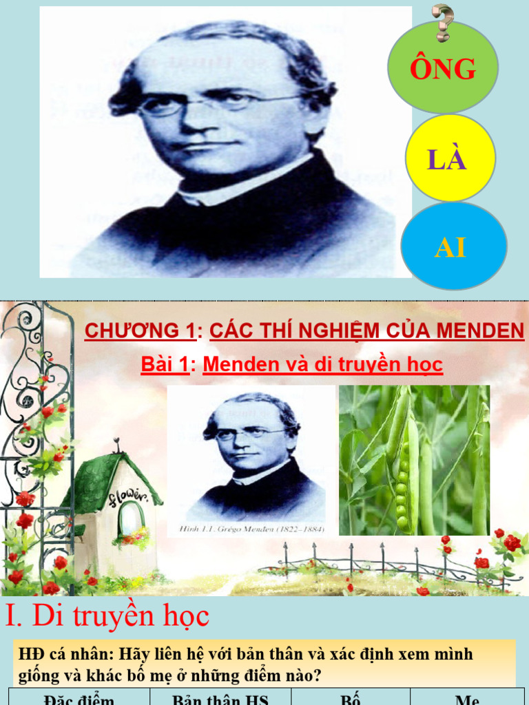 Bai 1 Menden Va Di Truyen Hoc | PDF