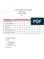 Jadual Pencerapan Guru Dan Buku Tulis