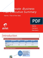 Airtel Business Case Executive Summary