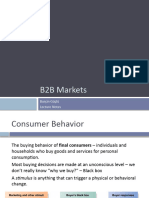 CH 7. Business Buyer Behavior & B2B Markets