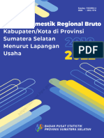 PDRB Sumsel Lapangan Usaha