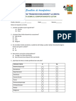 Encuesta Sobre El Comportamiento Lector 2024