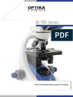 OPTIKA Microscopy Catalog - Educational - B-190