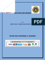 Wset Level 2 Wines and Spirits Exam