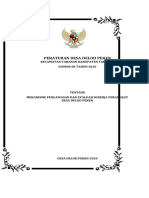 Perdes 08 TH 2020 - Mekanisme Pengawasan Dan Evaluasi Kinerja Perangkat Desa Delod Peken