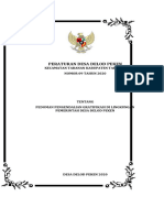 Perdes 09 TH 2020 - Pedoman Pengendalian Gratifikasi Di Lingk Desa Delod Peken