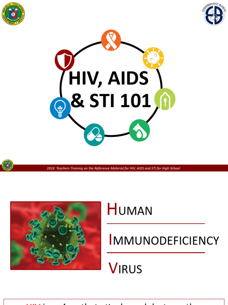 HIV AIDS STI 101 7august2018 | PDF | Sexually Transmitted Infection ...
