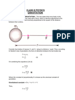 Xi Physics - Gravitation