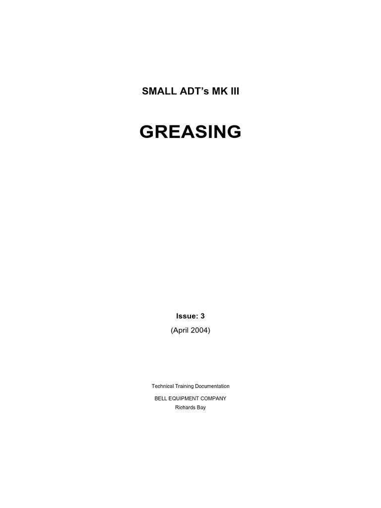 MK III Automatic Greasing System Guide | PDF | Valve | Pump