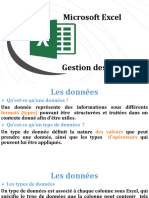 Gestion Donnees