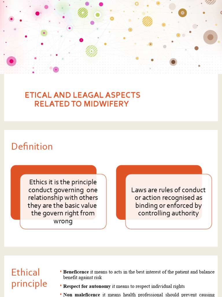 Ethical And Legal Aspects Related To Midwifery