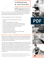 Examples of Autistic Strengths Based Job Matching