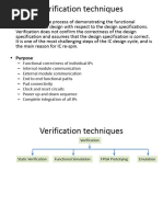 Verification Techniques