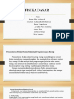 Pemanfaatan Fisika Dalam Teknologi Pengembangan Energi