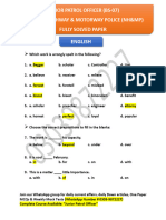 Junior Patrol Officer (Solved Past Paper)