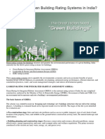 Green Building Rating Systems in India